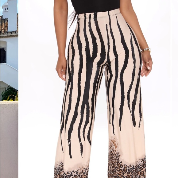 Pattern wide pant - Picture 6 of 6